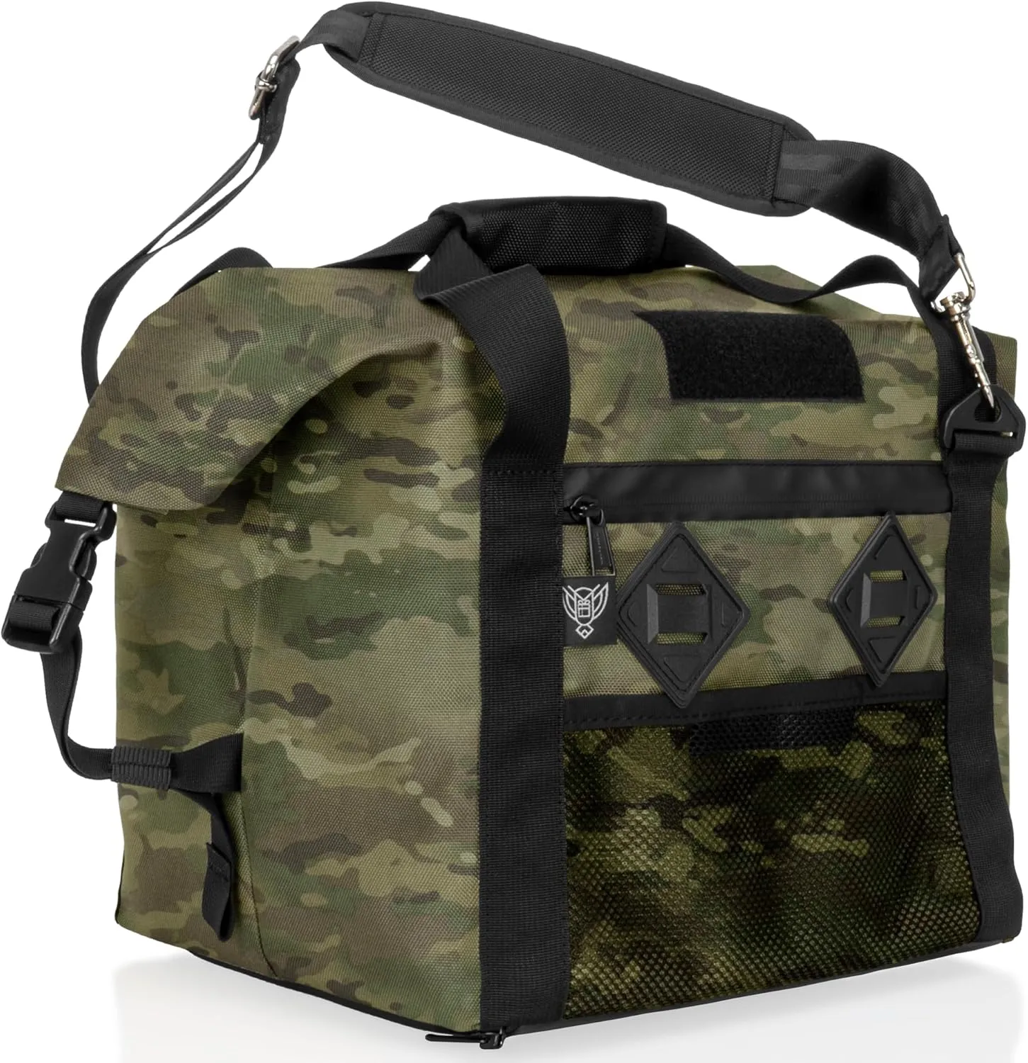 ~ G CUBƎ 25 Faraday Bag for Small Generators and Electronics ~ Protects Against EMP/CME/EMF/RF ~ Diamond Form Faraday Lined Interior ~ Multicam Camo