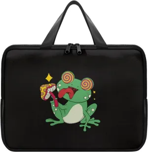 10-17 inch Laptop Bag Protective Laptop Sleeve Waterproof PU Leather Computer Carrying Bag