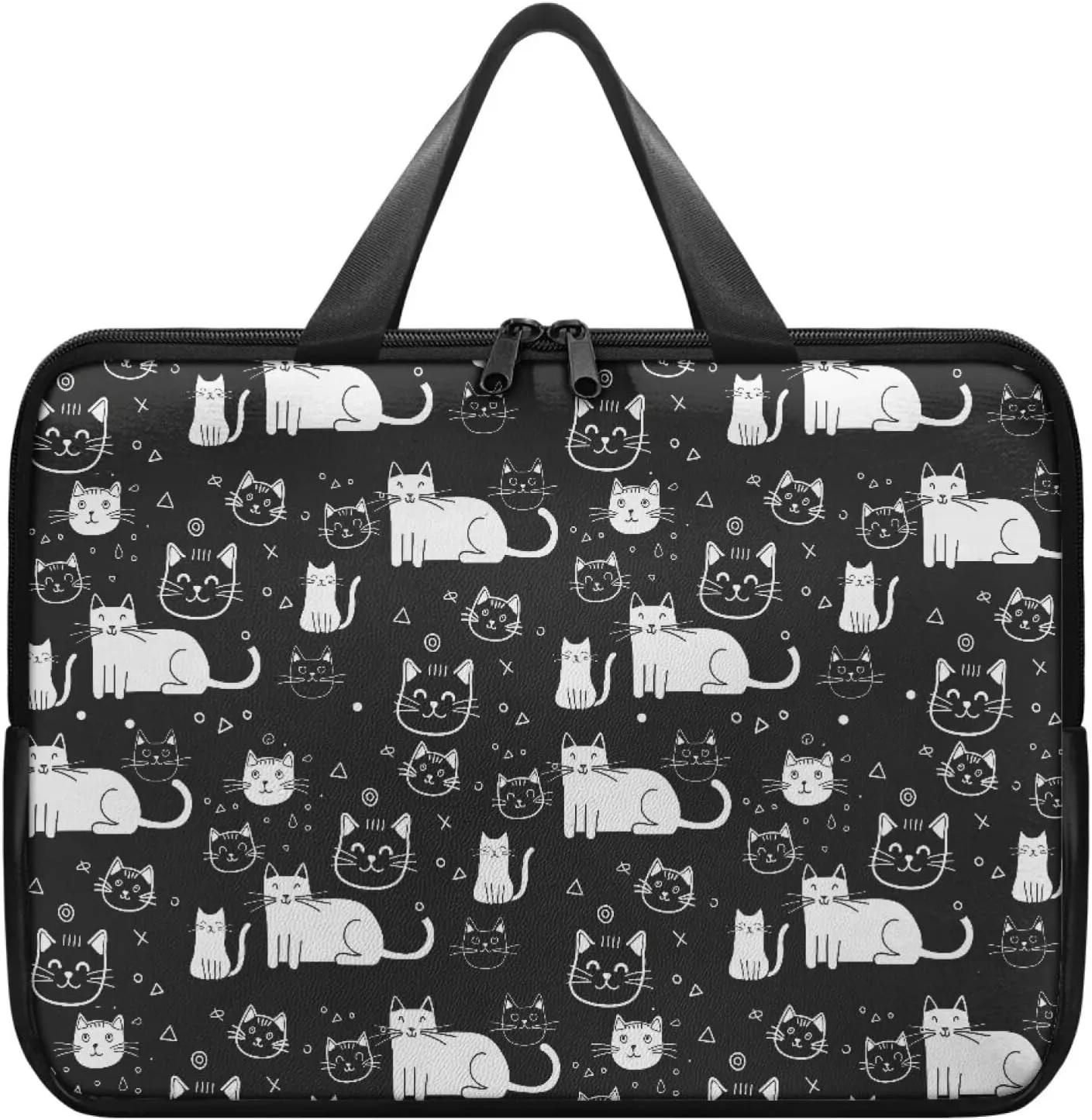 10-17 inch Laptop Bag Protective Laptop Sleeve Waterproof PU Leather Computer Carrying Bag