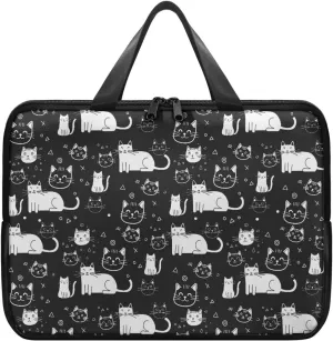 10-17 inch Laptop Bag Protective Laptop Sleeve Waterproof PU Leather Computer Carrying Bag