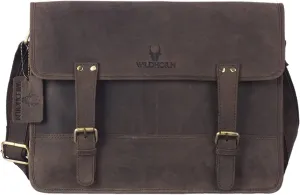 100 % Genuine Leather (15 inch) Laptop Messenger Bag