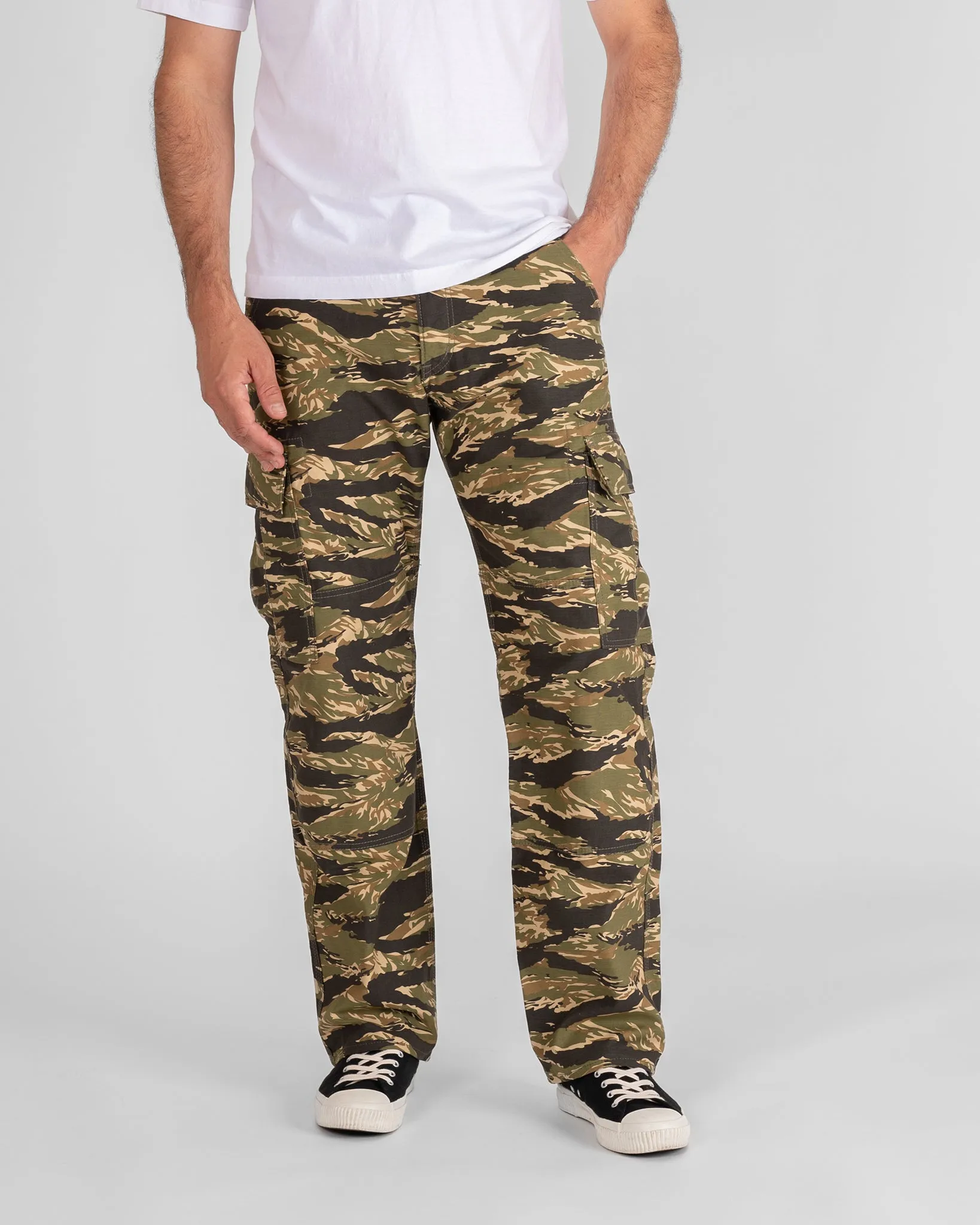 10oz Sateen Camouflage Cargo Pants - Tiger Stripe