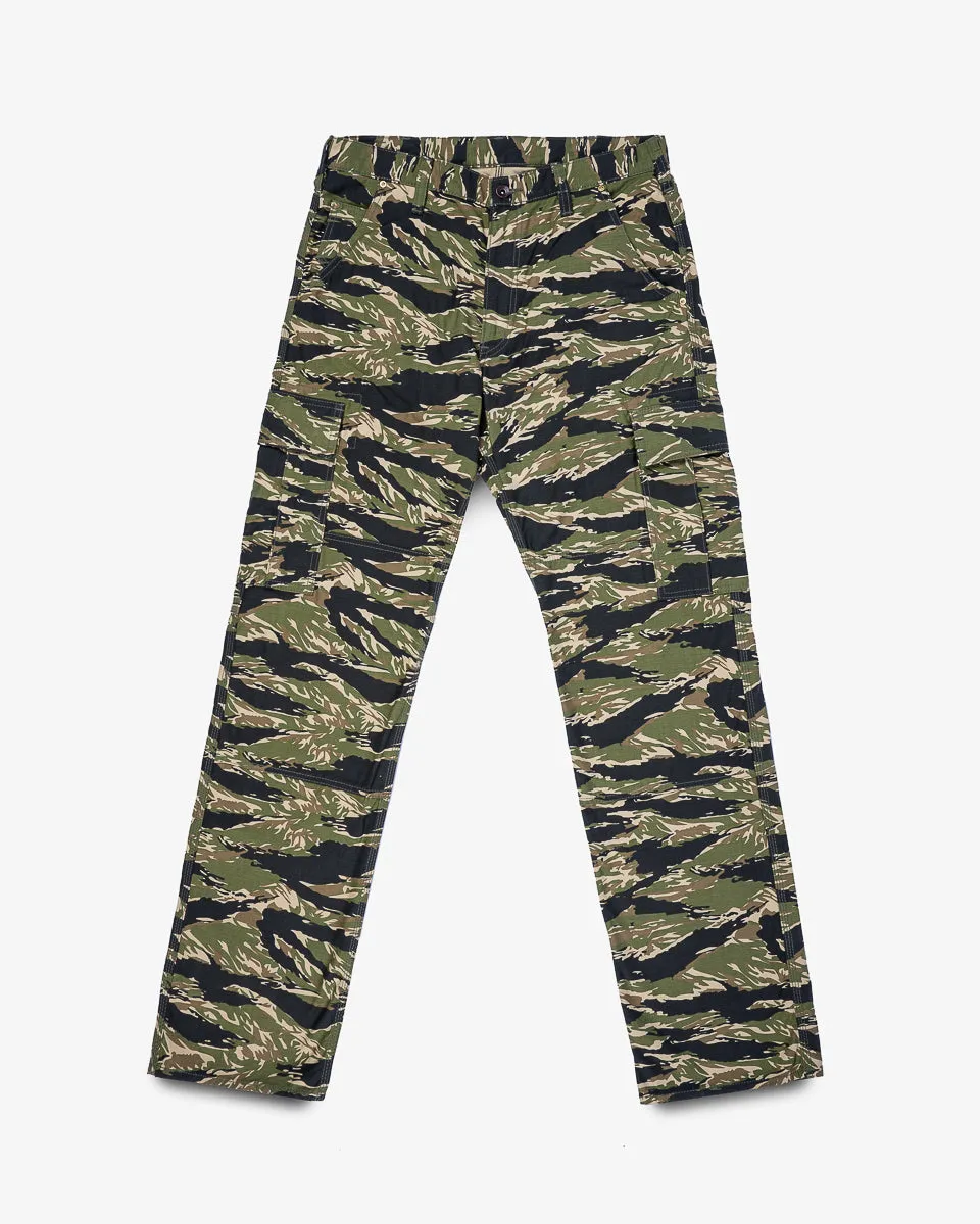 10oz Sateen Camouflage Cargo Pants - Tiger Stripe