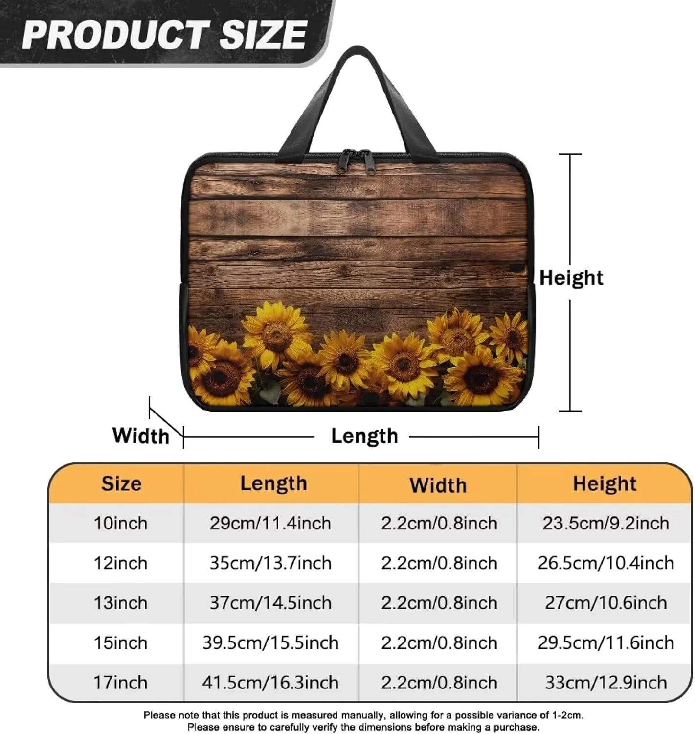 10"-17" Laptop Sleeve, Padded Laptop Case, Thin Portable Laptop Case Bag Compatible with Most of Laptop
