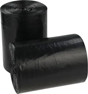 180 Counts Kitchen Garbage Bag, 13 Gallon Tall Kitchen Trash Bags, Black