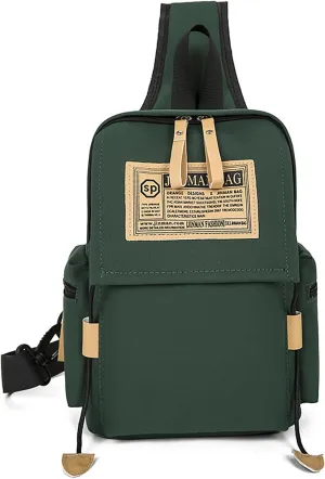 1PC Waterproof Sling Bag Korean Style, Crossbody Messenger Pouch Bag Waist and Chest Men and Women