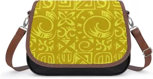 2025 Polynesian Women'S Crossbody Bag Customization, Samoan, Fiji, Hawaiian Island Tribal Design Women'S Bag