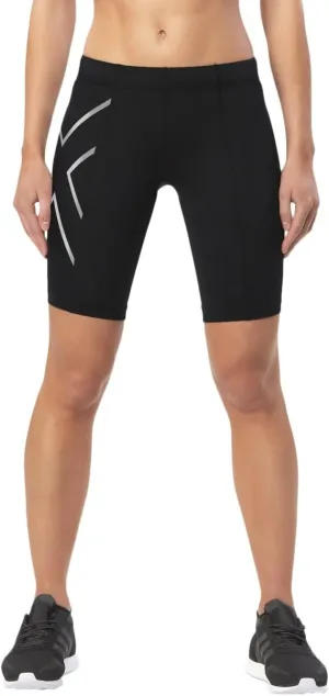 2XU Core Compression Shorts Black/Silver LG