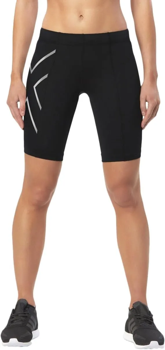 2XU Core Compression Shorts Black/Silver LG