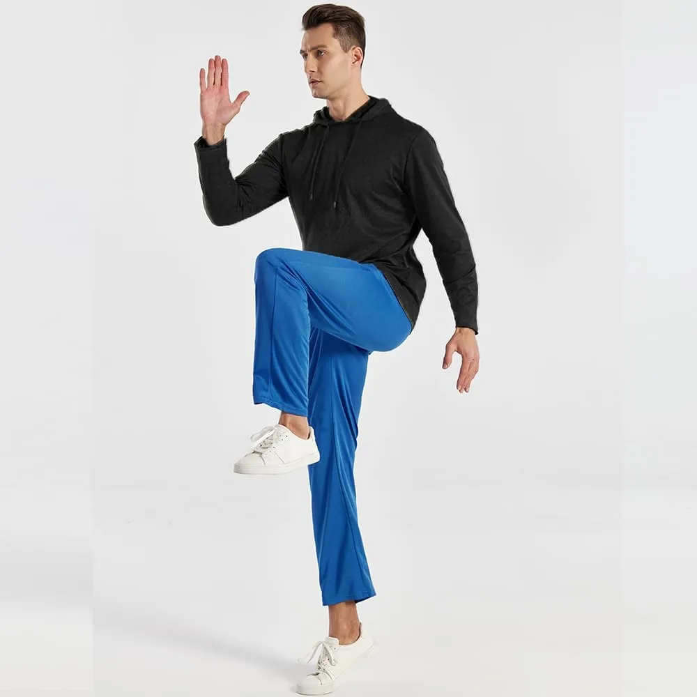 3PC Men's Zipper Mesh Fabric Jogger Pants - Breathable & Flexible Fit, Comfortable for Sports & Casual Wear