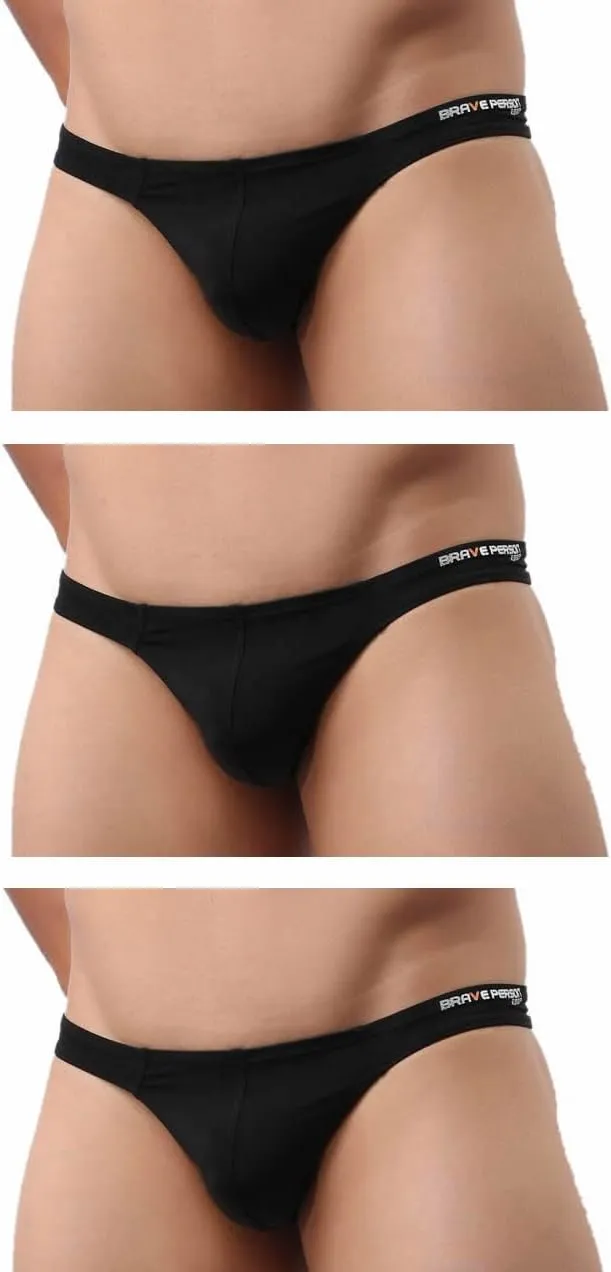 43 Soft and Smooth Sexy Thong Opaque Men's T-Back Elastic G-String