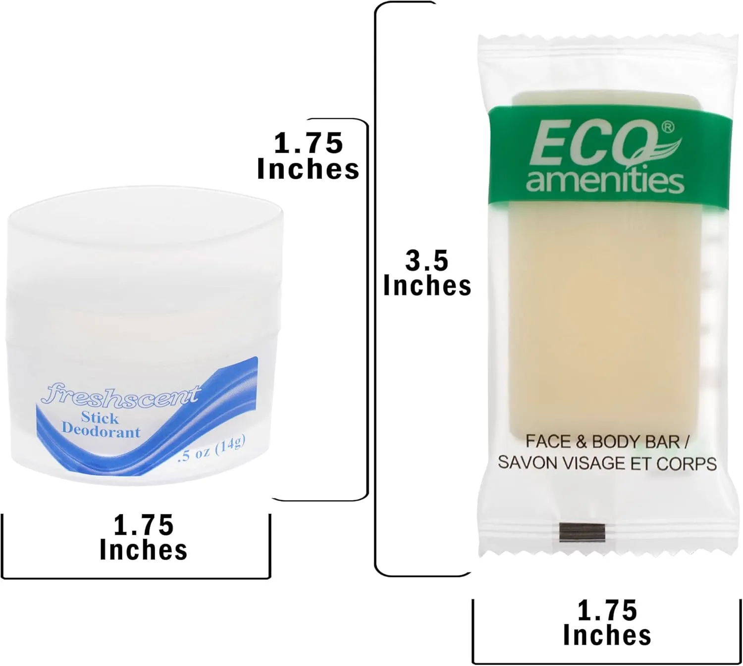 96 Kits - 10 Piece Deluxe Bulk Toiletry Kits for Personal Use, Homeless, Charity - Wholesale Hotel Toiletries Case