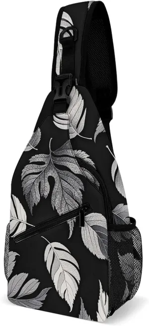 A Sleeping Fox Crossbody Bag, Sling Bag, Sling Backpack, Belt Bags for Travel Outdoors Hiking