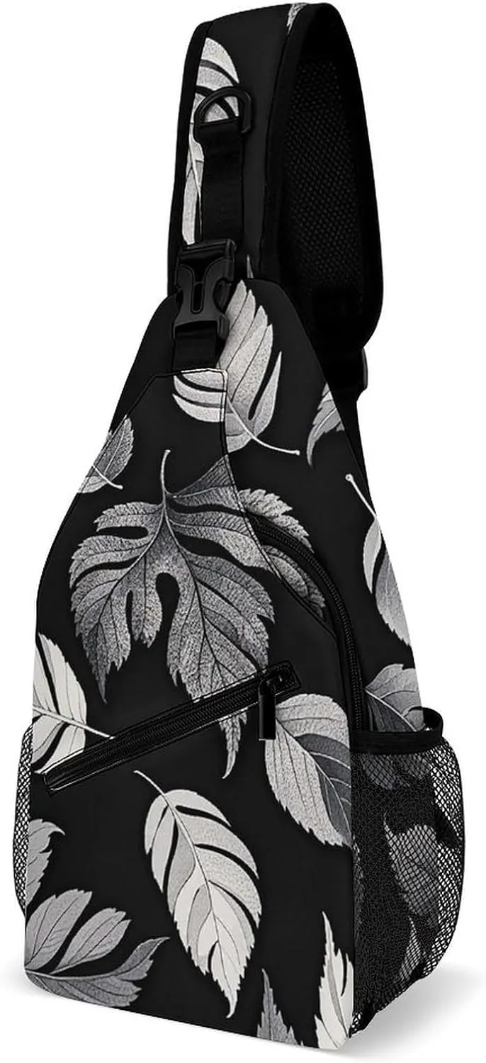 A Sleeping Fox Crossbody Bag, Sling Bag, Sling Backpack, Belt Bags for Travel Outdoors Hiking