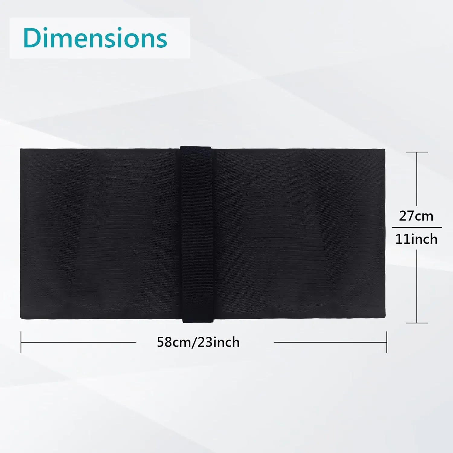 ABCCANOPY Photography Sandbag for Video Stand, Heavy Duty Weight Bags for Light Tripod, Camping Chair, 4 Packs (Black)