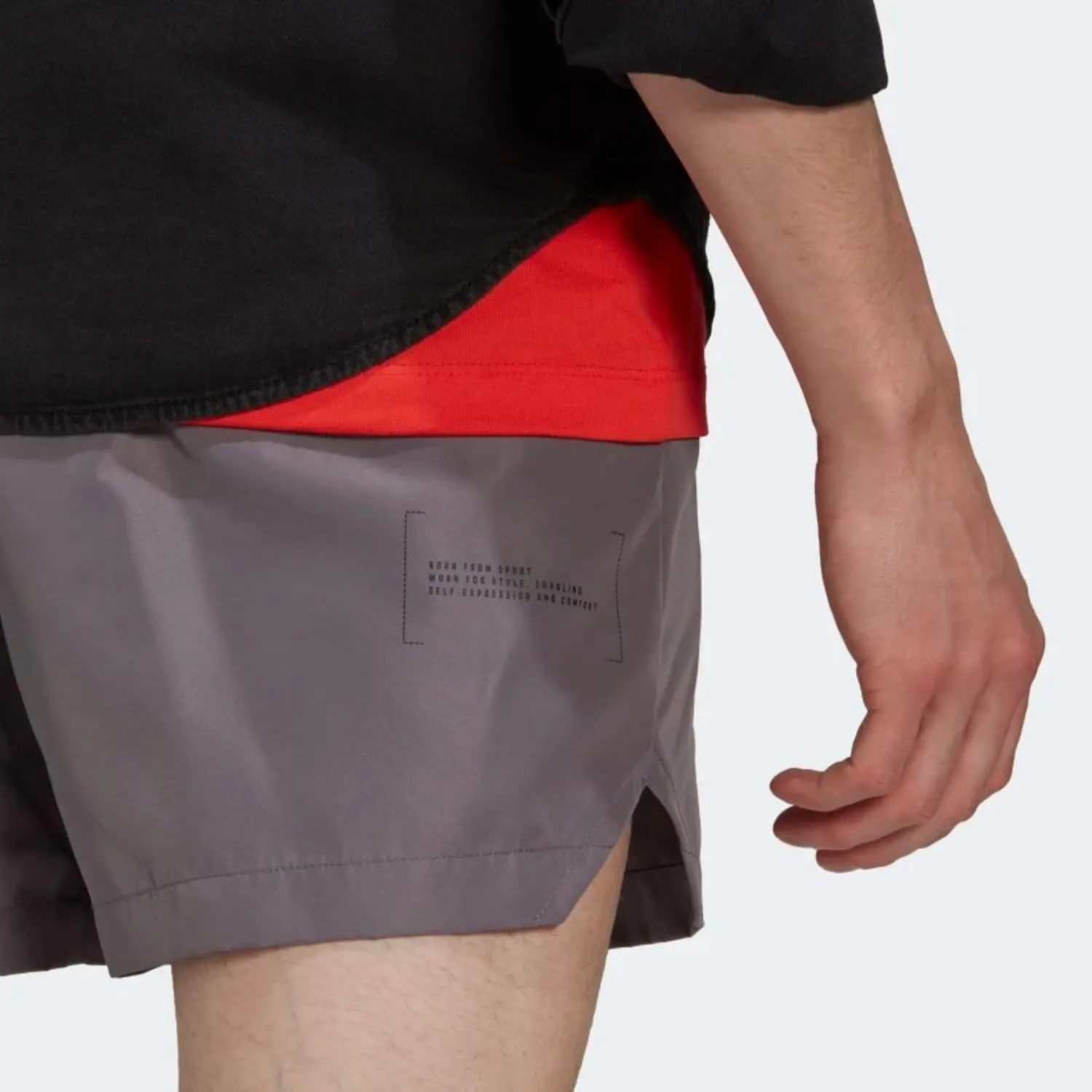 Adidas Men's Tech Shorts, Trace Grey