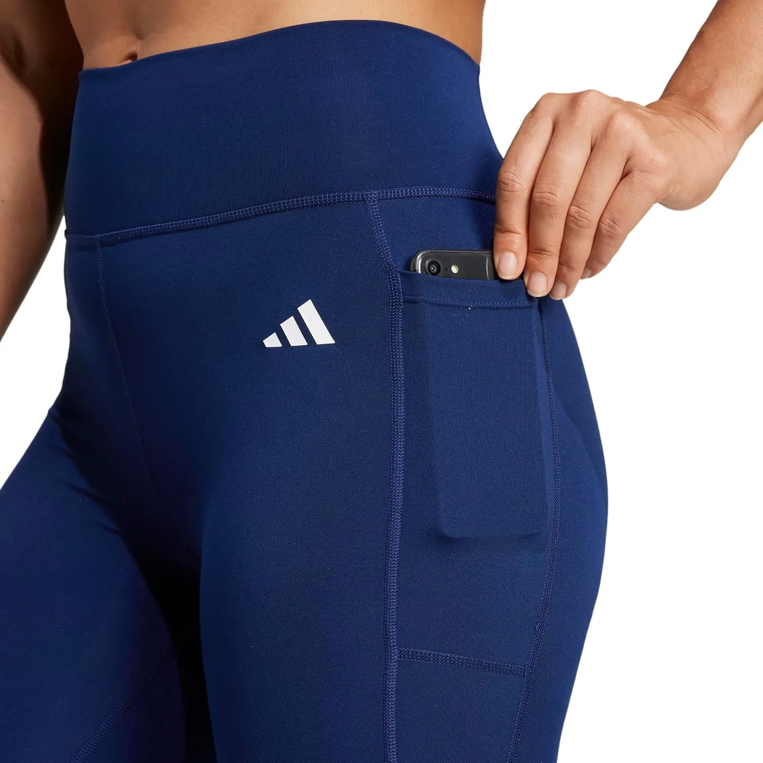 adidas Women's Optime Essentials Stash Pocket Full-Length Training Leggings