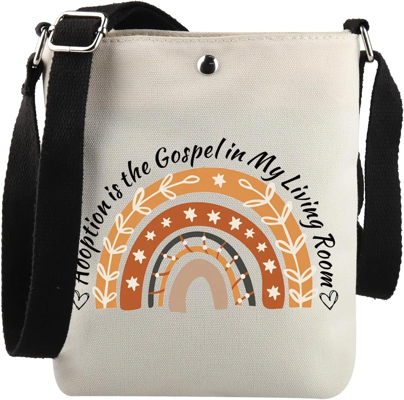 Adoption Gifts Adoption is the Gospel in My Living Room Crossbody Bag Gotcha Day Gift