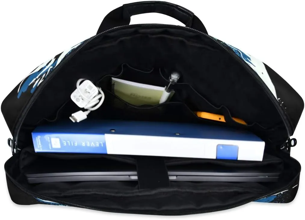 ALAZA Ocean Turtle Art Laptop Case Bag Sleeve Portable Crossbody Messenger Briefcase w/Strap Handle, 13 14 15.6 inch