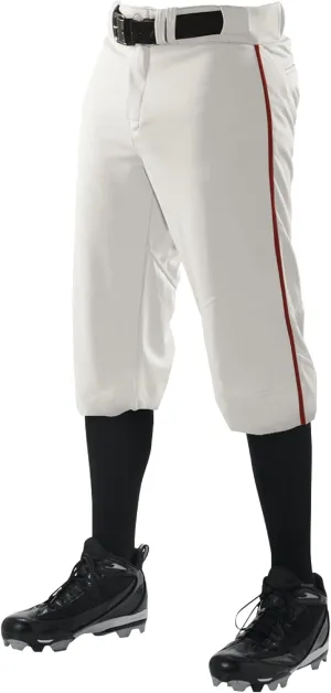 Alleson Athletic Men's Crush Knicker Braided Baseball Pant – Pro-Style Fit, Durable Fabric, Moisture-Wicking