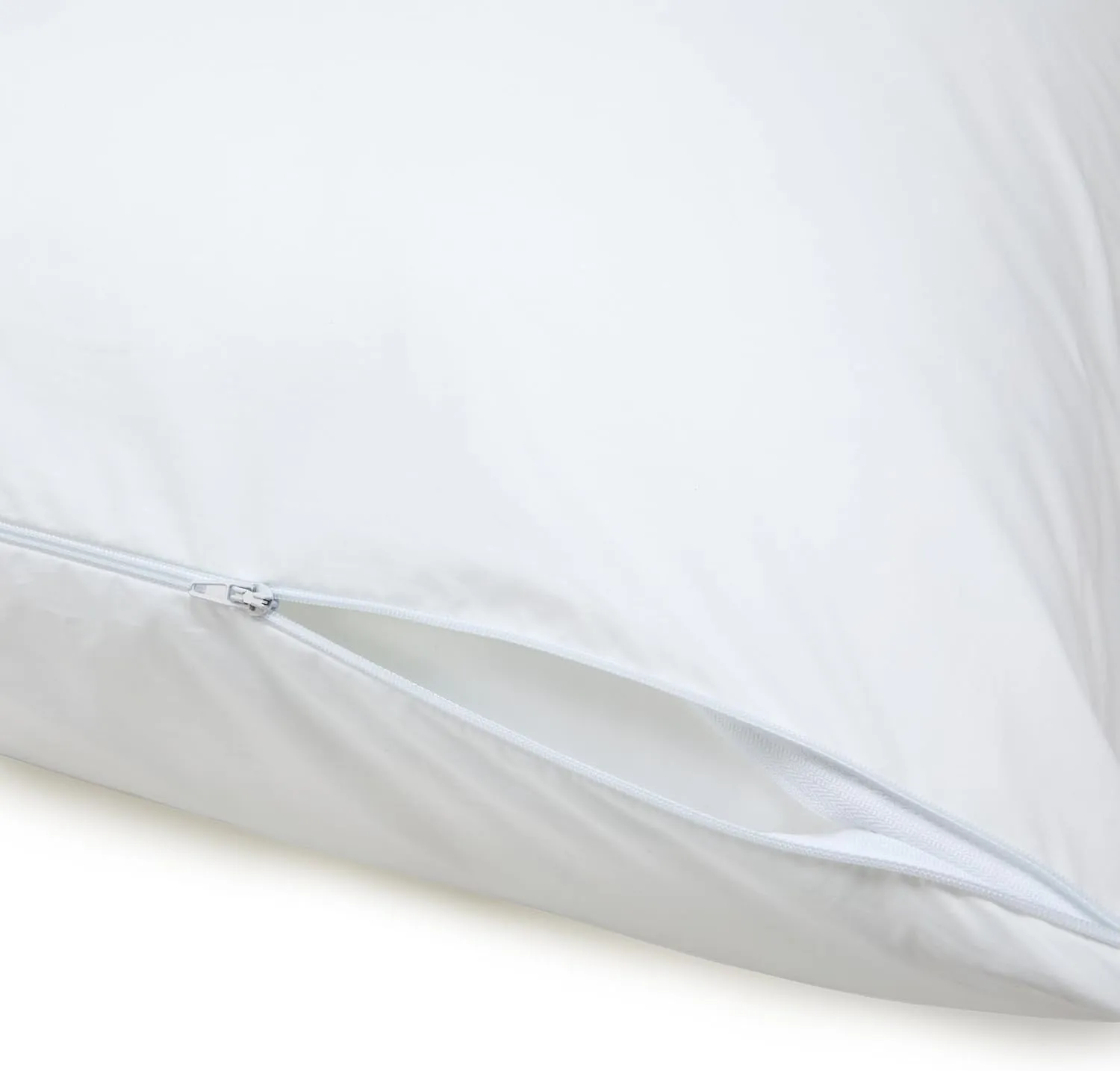 Amazon Basics Down Alternative Bed Pillows and Pillow Protector Case 2-Piece Set, 26 in x 20 in, Soft Density, Standard - Pack of 2, White