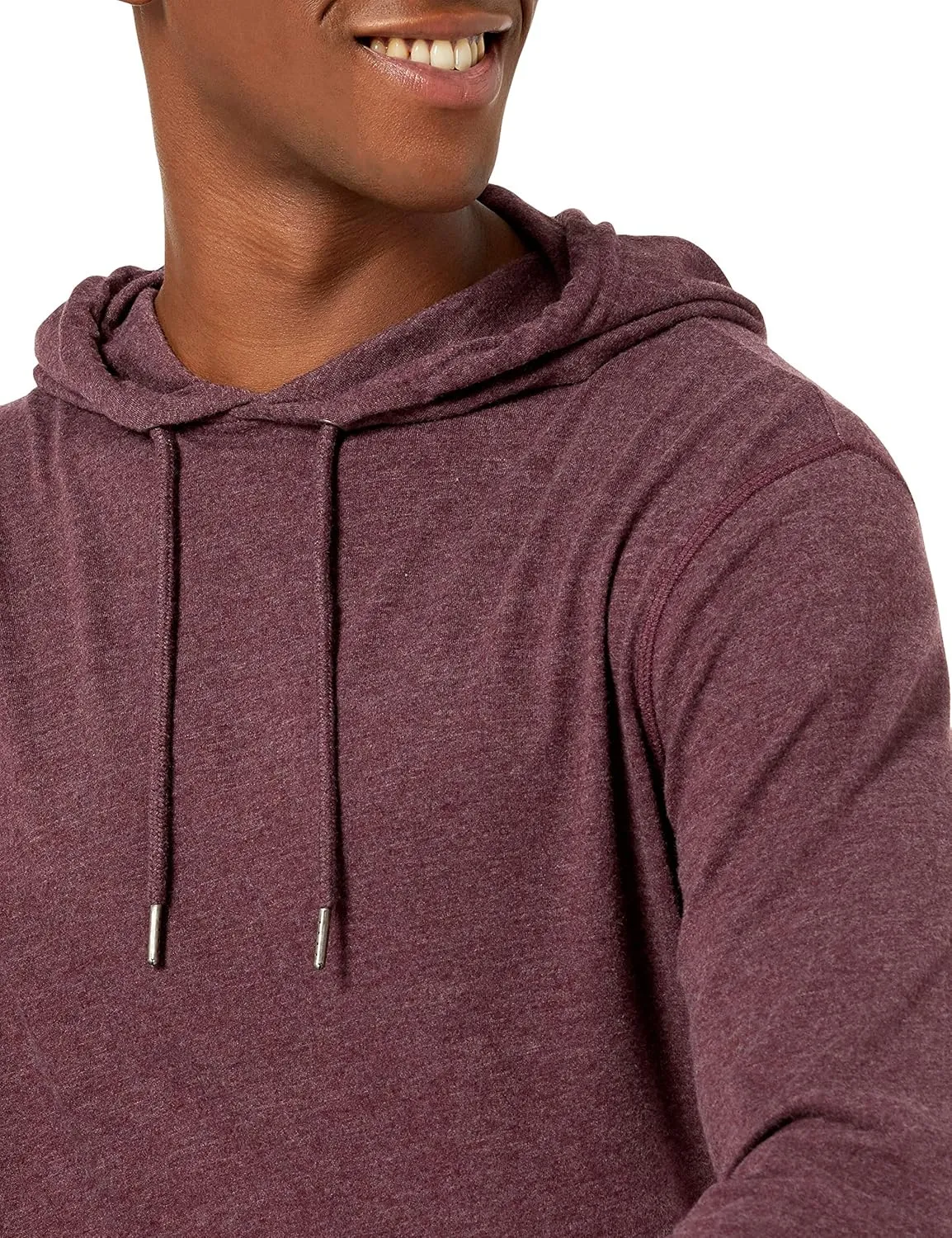 Amazon Essentials Men's Lightweight Jersey Pullover Hoodie