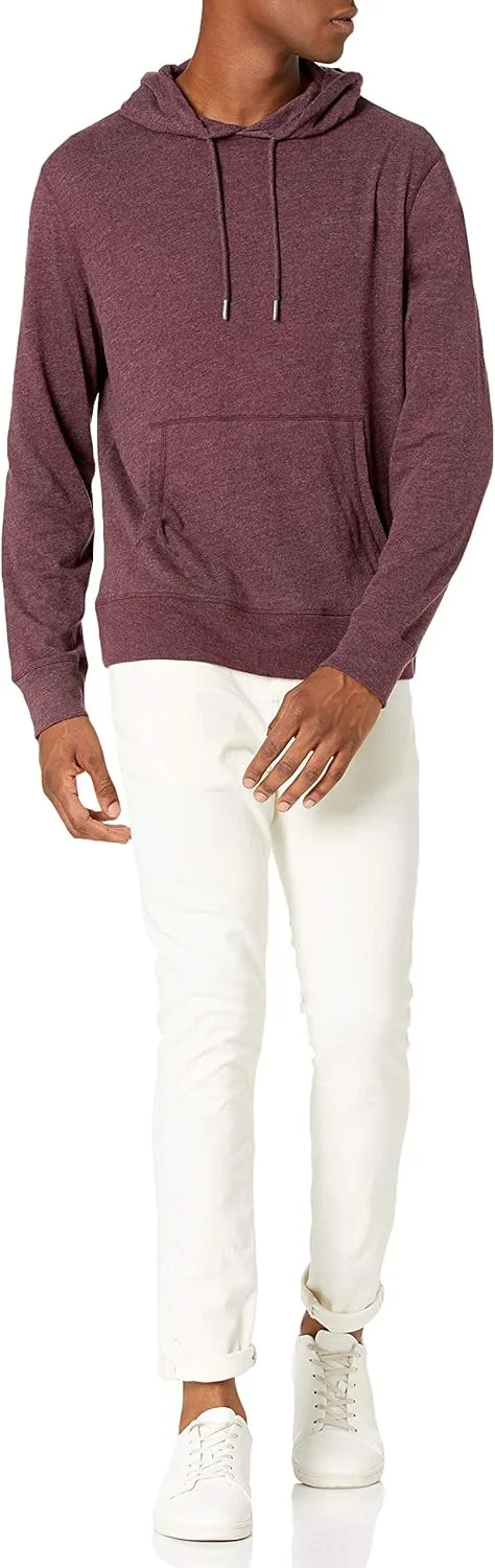Amazon Essentials Men's Lightweight Jersey Pullover Hoodie