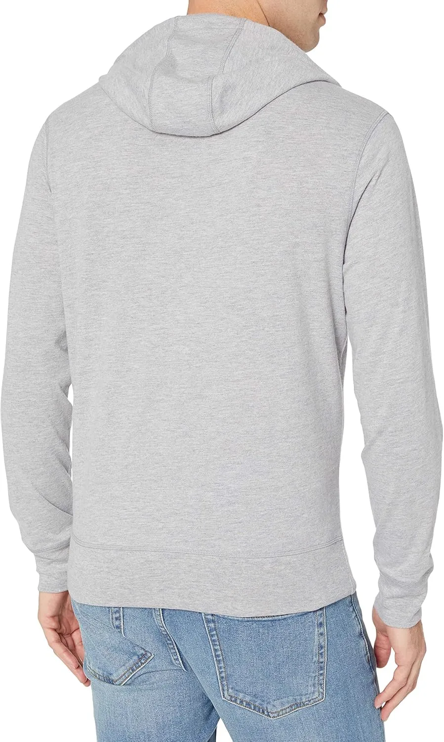 Amazon Essentials Men's Lightweight Jersey Pullover Hoodie