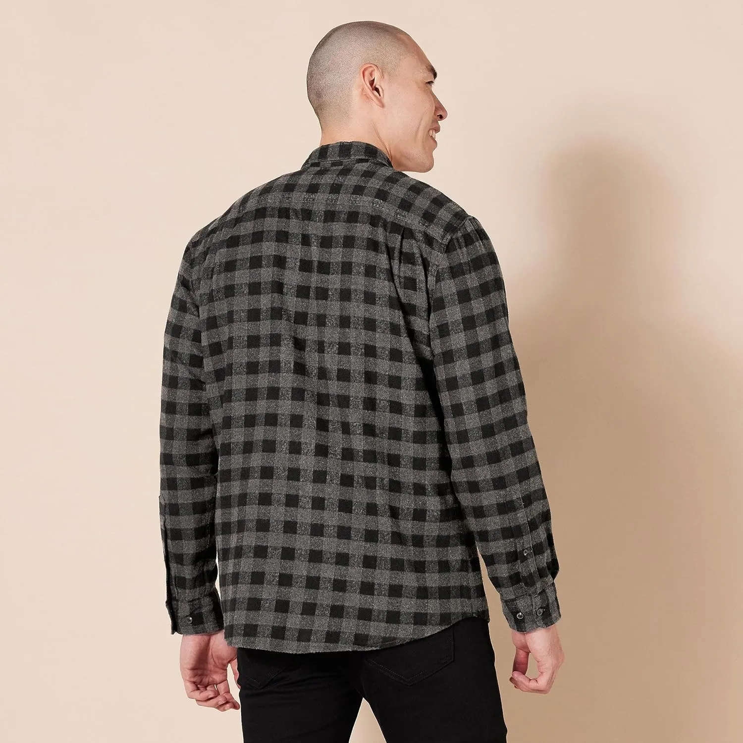 Amazon Essentials Men's Long-Sleeve Flannel Shirt (Available in Big & Tall)