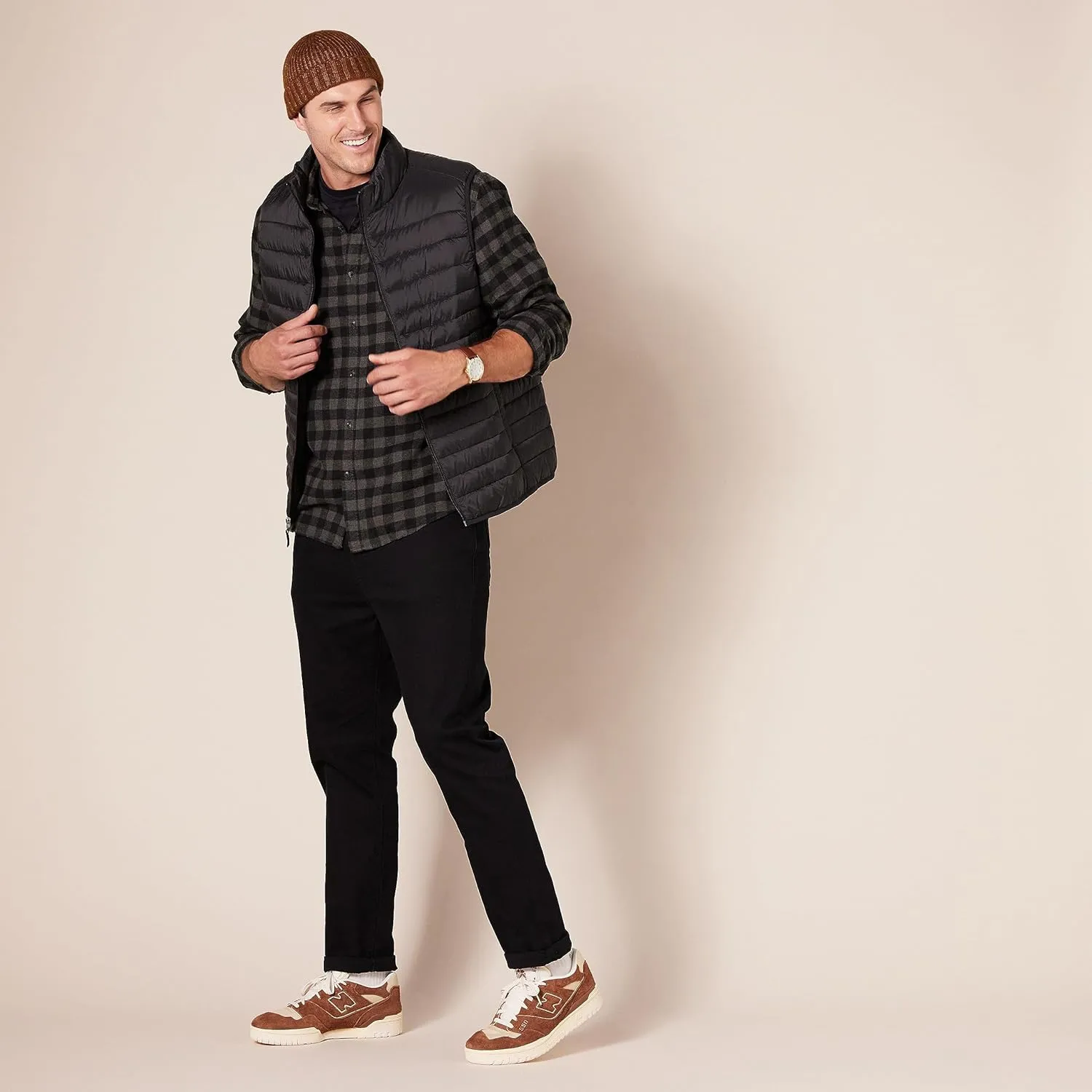 Amazon Essentials Men's Long-Sleeve Flannel Shirt (Available in Big & Tall)