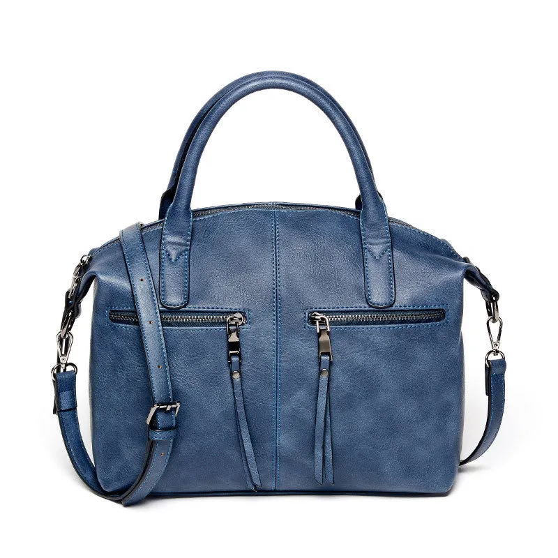 AMELIE GALANTI brand fashion women tote bag with a pillow bag high PU handbag solid shoulder messenger bags