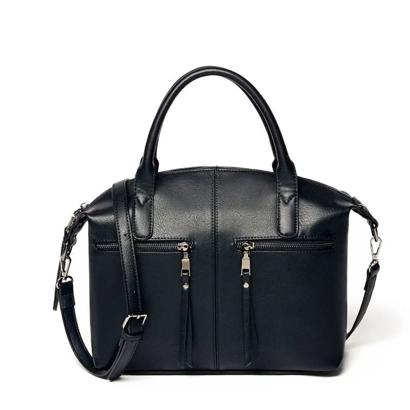 AMELIE GALANTI brand fashion women tote bag with a pillow bag high PU handbag solid shoulder messenger bags