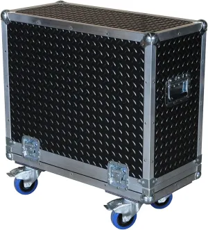 Amplifier 3/8 Ply ATA Case with Diamond Plate Rubberized Hard Laminate Fits Bogner Shiva Series 2x10