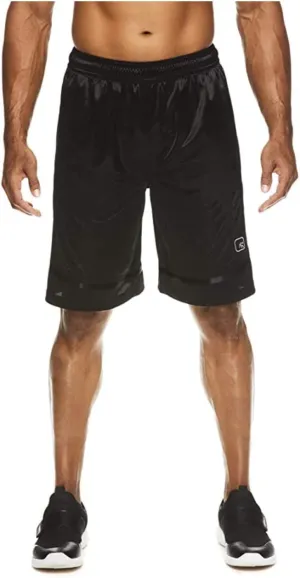 AND1 Men's All Courts Basketball Core Shorts (Large 36/38, Black)