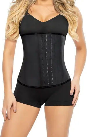 Ann Chery Womens Latex Shaping Waist Cincher Black 34