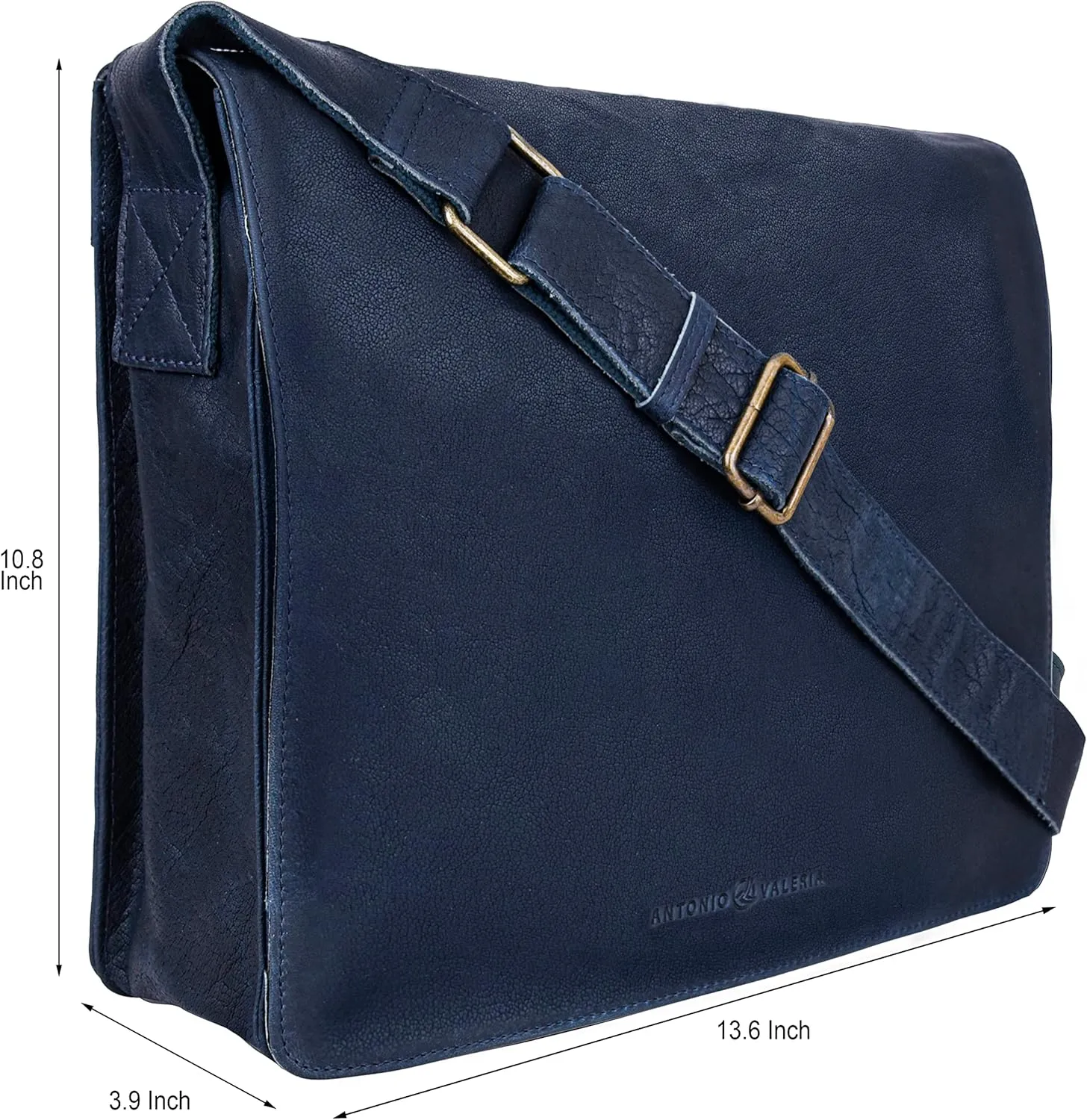 Antonio Valeria Albert Premium Leather Messenger Bag for Men