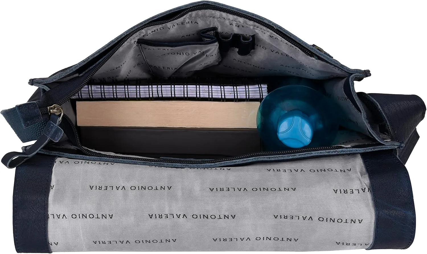 Antonio Valeria Albert Premium Leather Messenger Bag for Men
