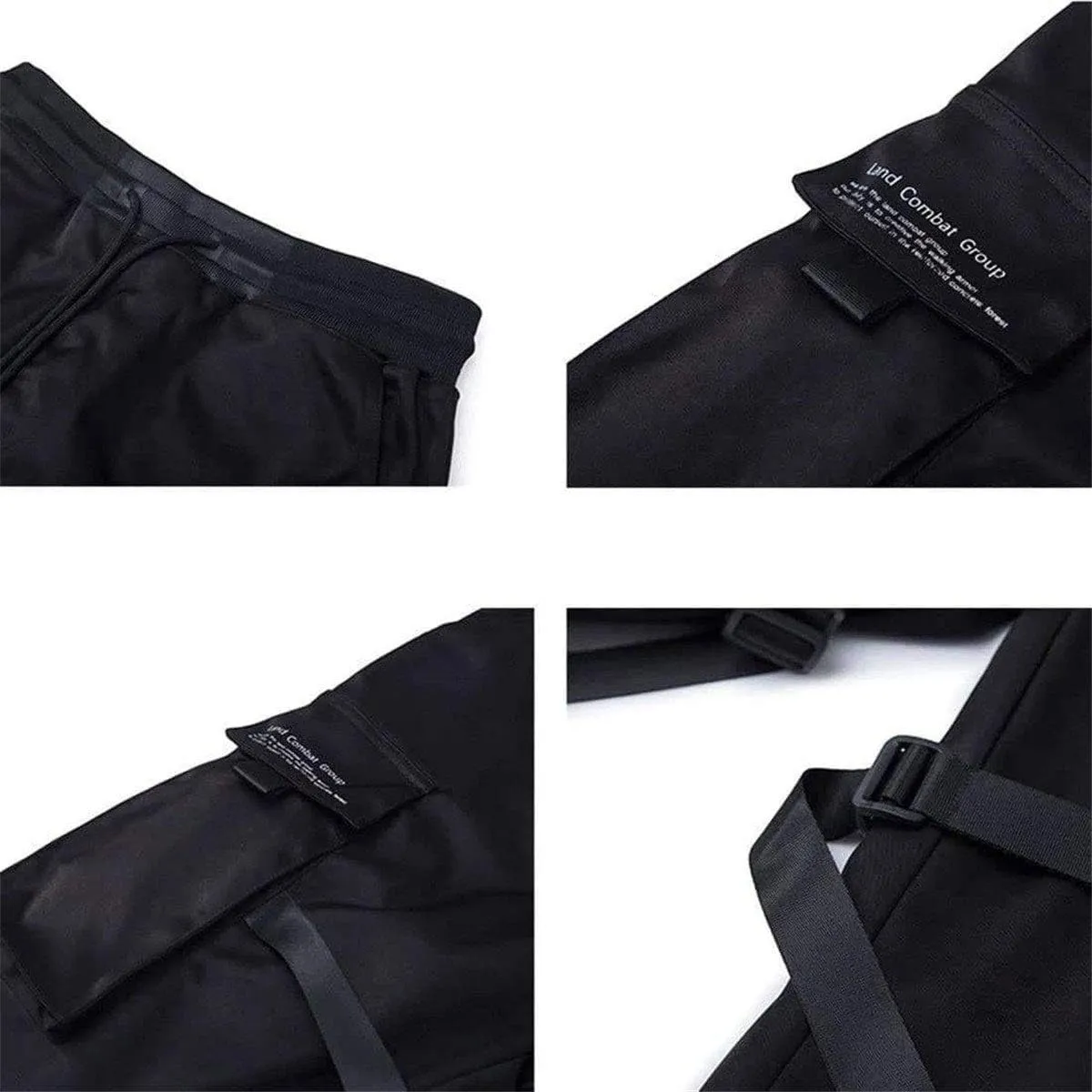 Astellarie Mens Casual Pants Multi-Pockets Fashion Cargo Joggers Gym Drawstring Long Pants