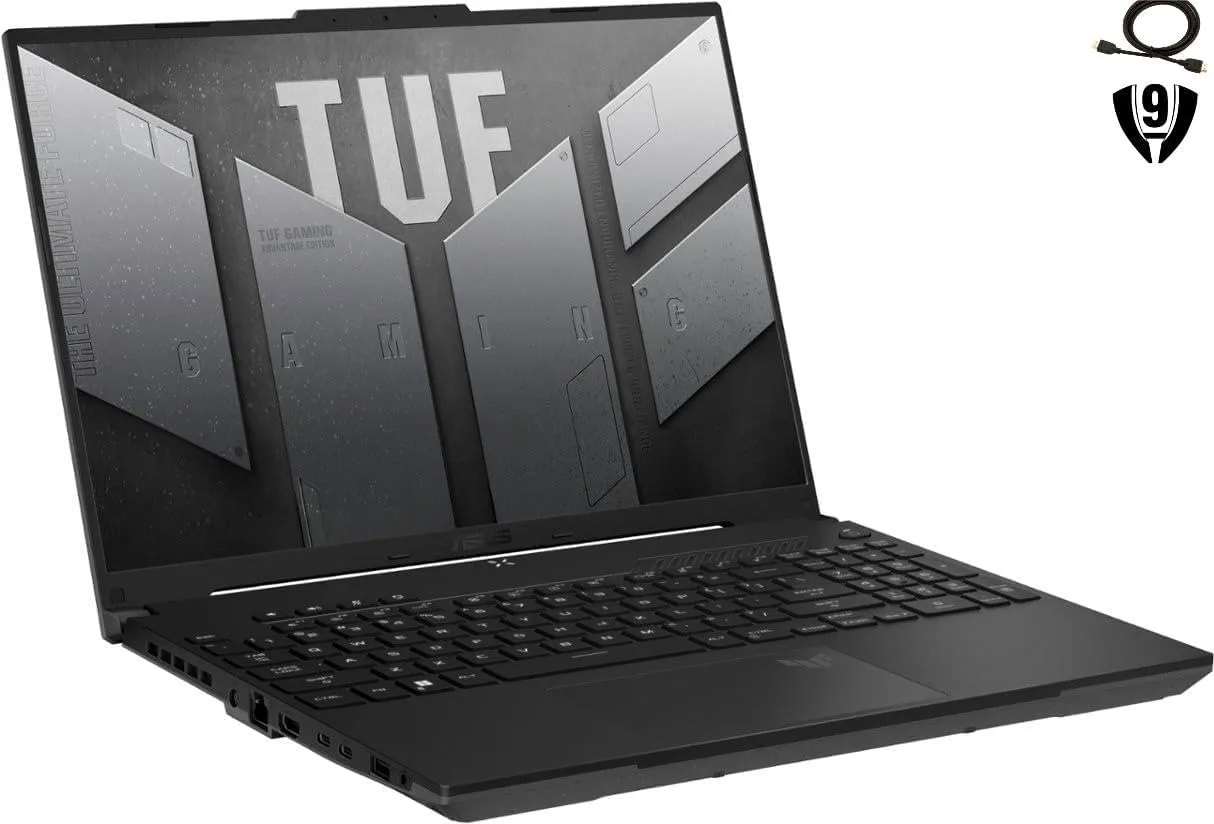 ASUS TUF A16 Gaming Laptop, 16" FHD  Display, AMD Ryzen 7 7735HS Processor, Radeon RX7700S V8G Graphics, 64GB RAM 2TB PCIe SSD, Backlit Keyboard, Wi-Fi 6, Windows 11 Pro, Black