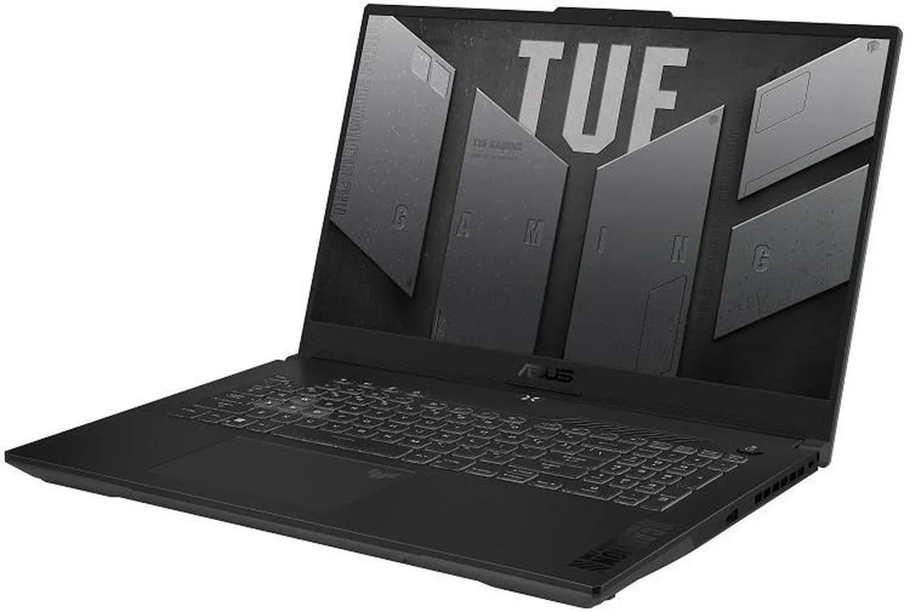 ASUS TUF F17 Gaming Laptop - 2K WQHD 17.3" 240Hz Display, Intel i7-13620H(up to 4.9 GHz), NVIDIA RTX 4070, RGB Backlit KB, Wi-Fi 6, 64GB DDR5, 1TB SSD, Windows 11 Pro & Office Pro & External DVD Drive
