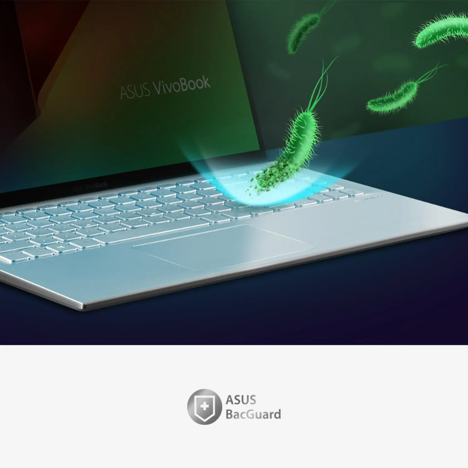 ASUS VivoBook 15 | Intel Core i3 Processor | 15.6" FHD Ultrabook Laptop | 20GB DDR4 RAM | 512GB SSD | Backlit Keyboard | Fingerprint Sensor | BacGuard Antibacterial Keyboard | Windows 11 Pro