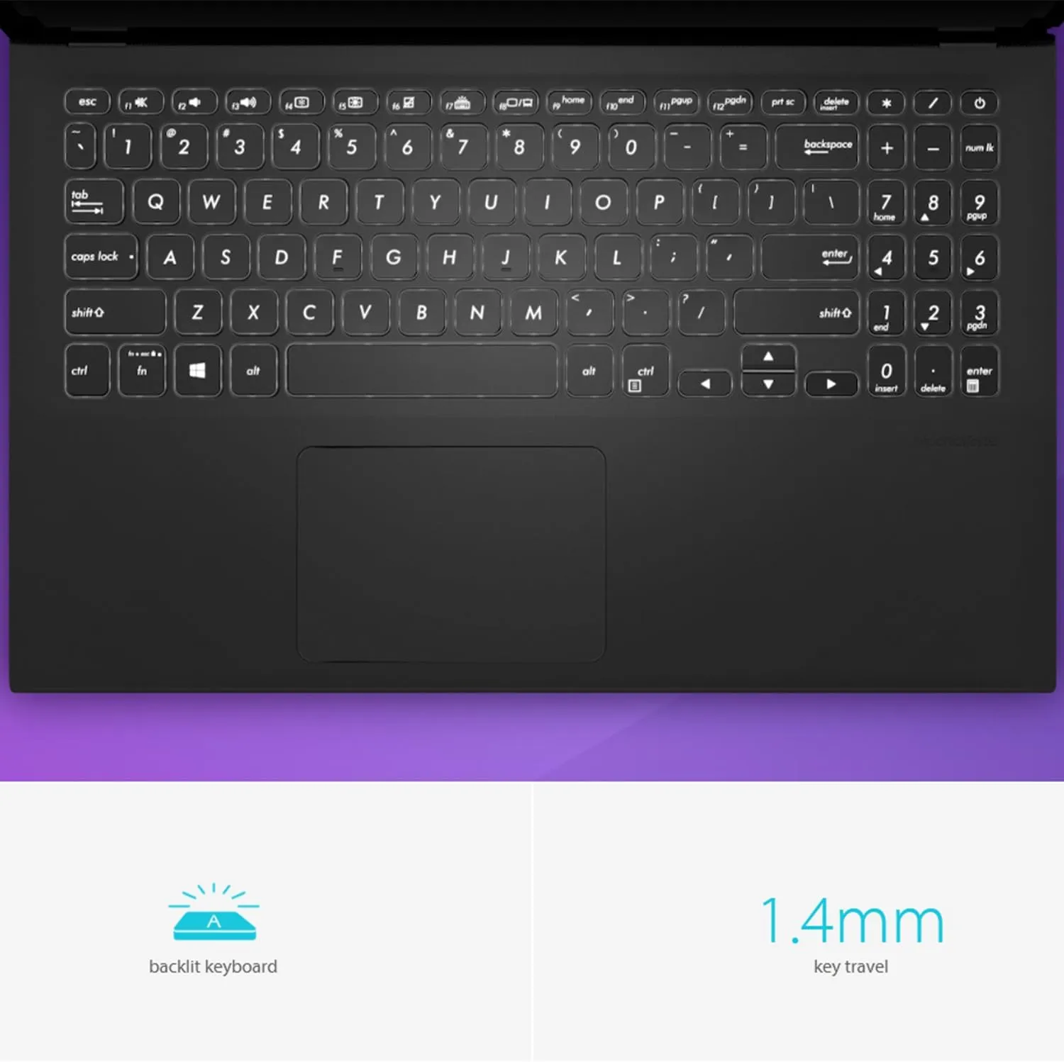 ASUS VivoBook 15 | Intel Core i3 Processor | 15.6" FHD Ultrabook Laptop | 20GB DDR4 RAM | 512GB SSD | Backlit Keyboard | Fingerprint Sensor | BacGuard Antibacterial Keyboard | Windows 11 Pro