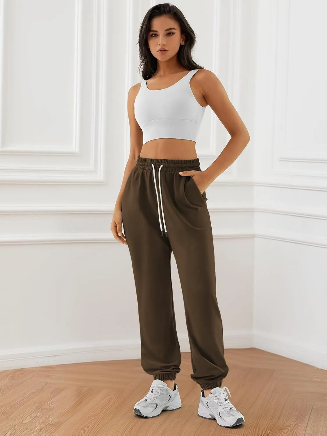 ATHMILE Sweatpants Women Baggy Joggers Workout Loose Lounge Lightweight Comfy Sweat High Waisted Athletic Pants
