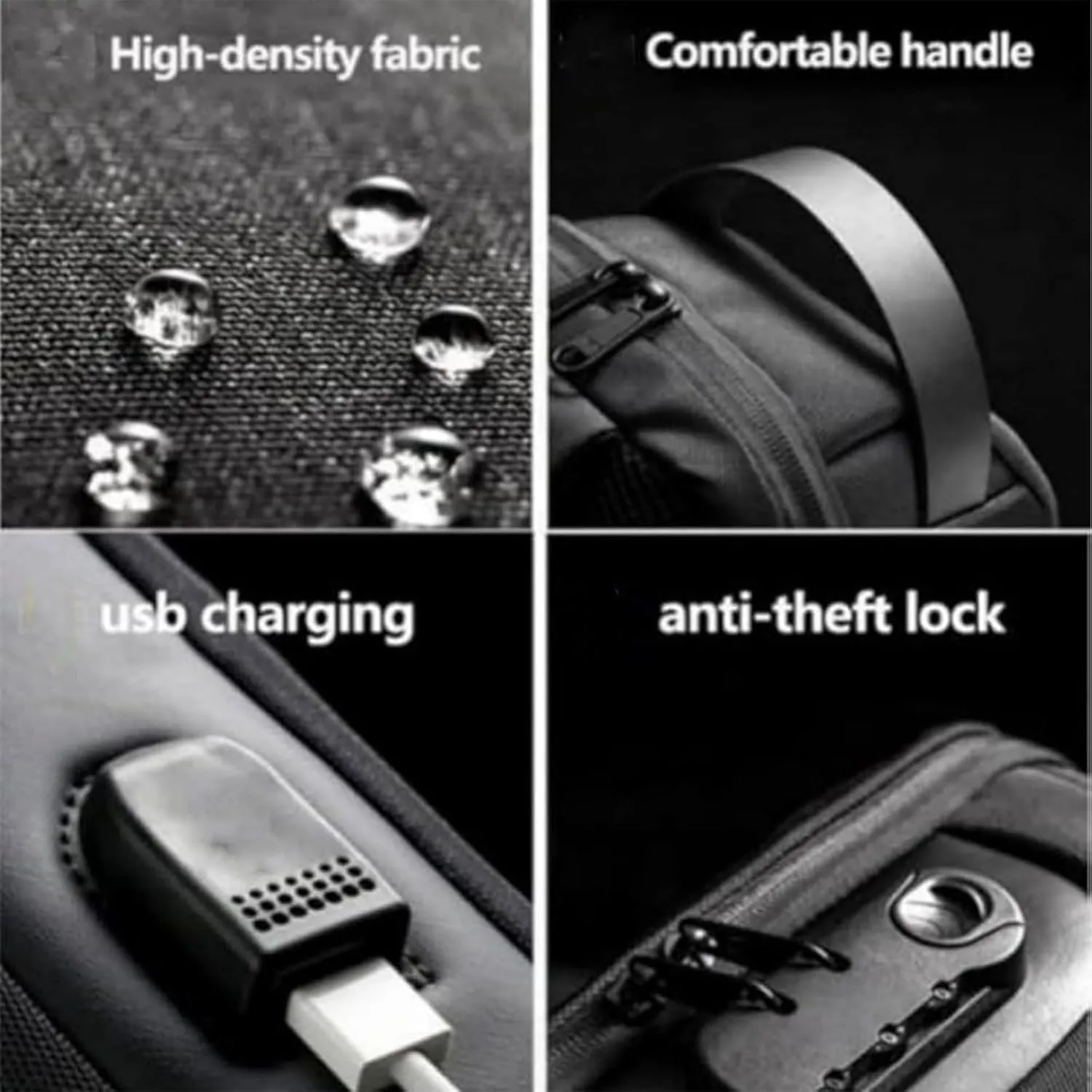 Auricz Bag, Auricz Sling Bag, Leyweio Bag, Carbon Fiber Streamline Sling Waterproof Shoulder Backpack