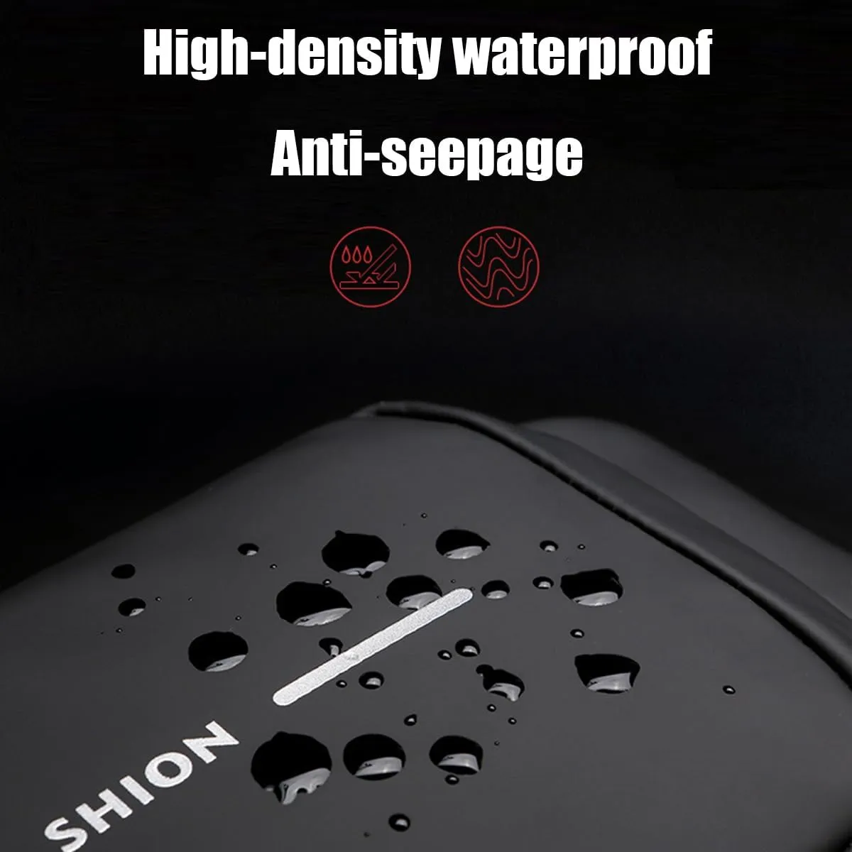 Auricz Leyweio Sling Bag, Carbon Fiber Streamline Anti-Theft Waterproof USB Charging Shoulder Crossbody Chest Backpack