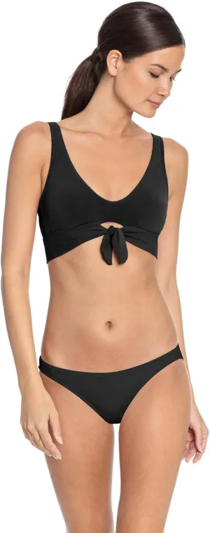 AVA KNOT BIKINI TOP (BLACK,L)