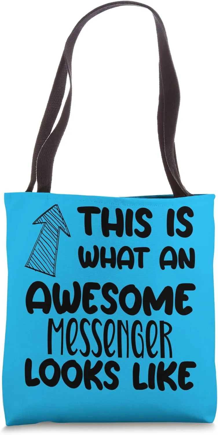 Awesome Messenger Funny Occupation Tote Bag