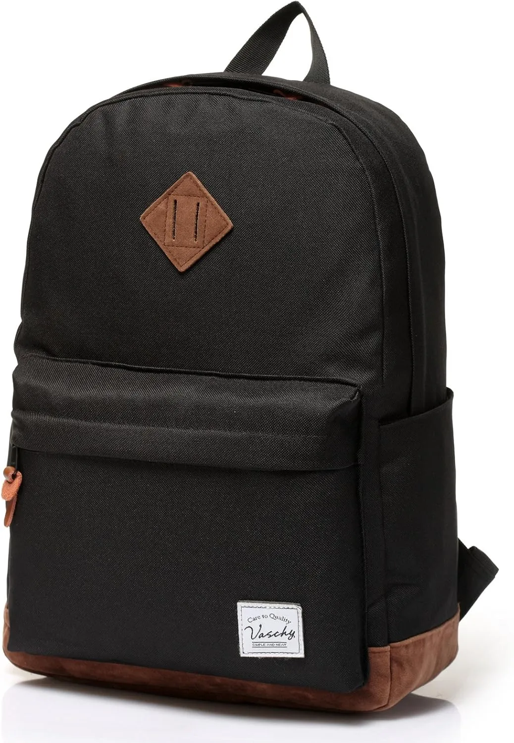 Backpack for Men Women,VASCHY Classic Water-resistant Lightweight Travel School Backpack Casual Daypack