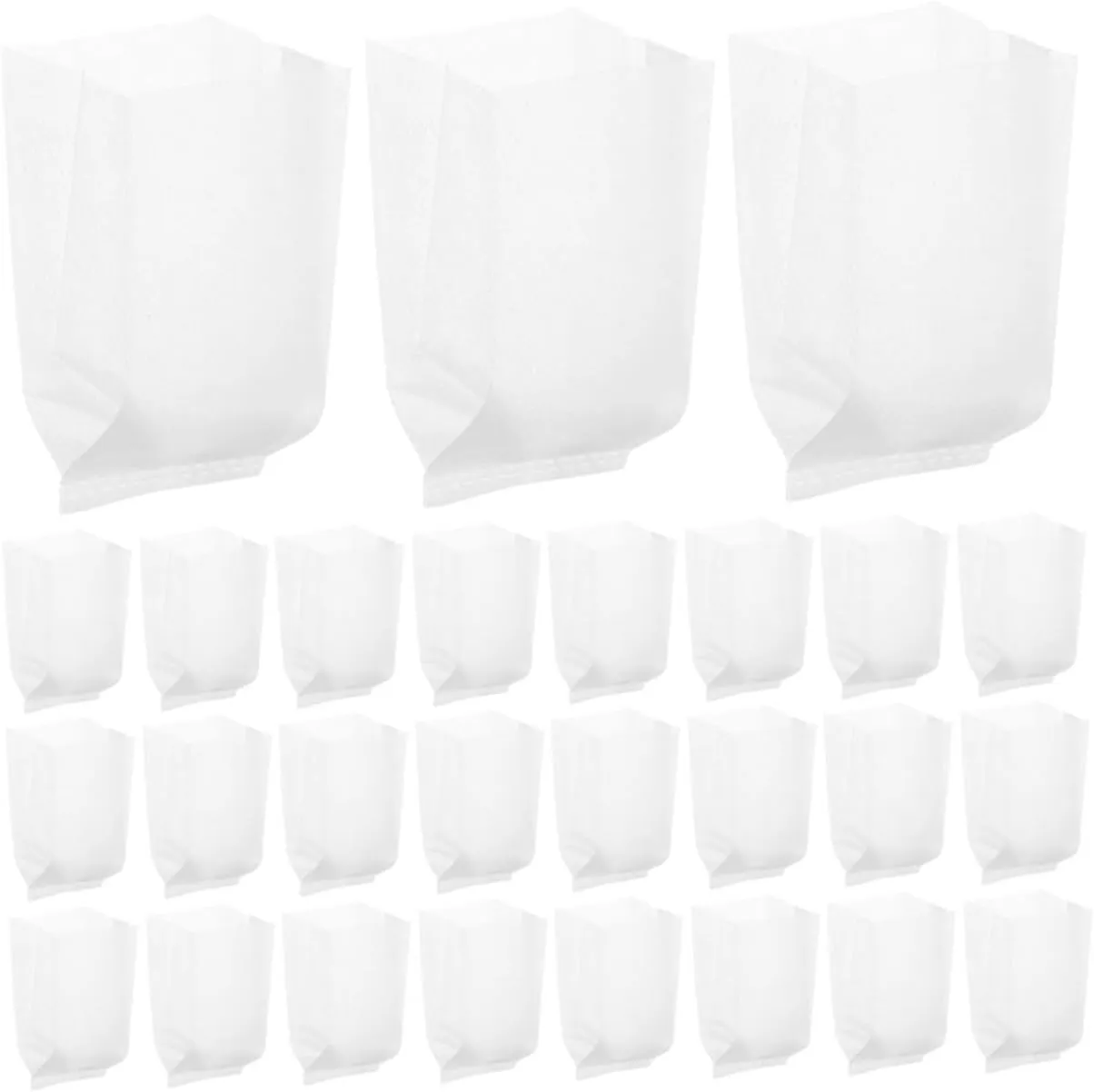 balacoo 5sets Potato Grow Bags Felt Plant Storage Non-Woven Fabric Garden Bags Planting Pouches for Vegetables Flowers 100pcs*5