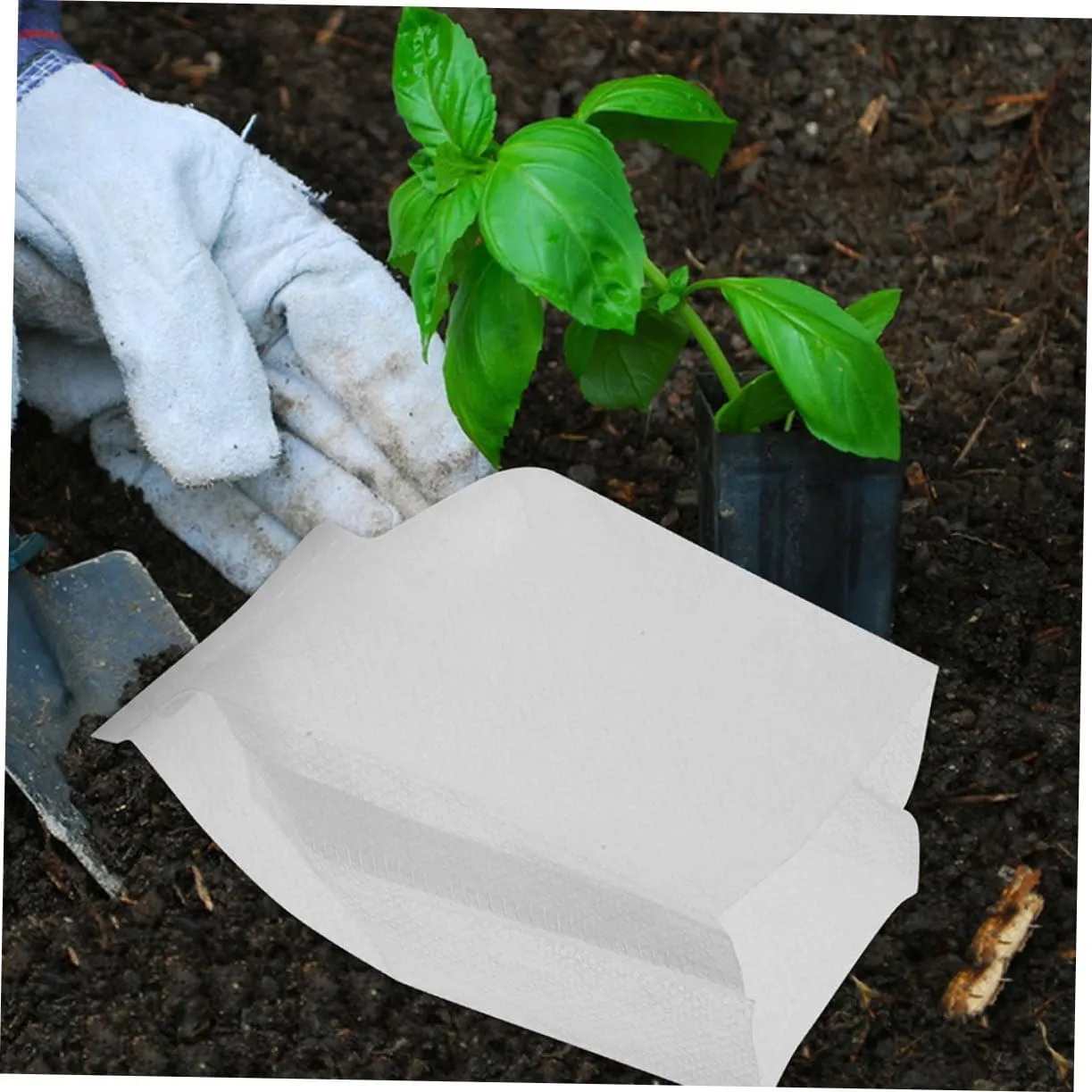 balacoo 5sets Potato Grow Bags Felt Plant Storage Non-Woven Fabric Garden Bags Planting Pouches for Vegetables Flowers 100pcs*5